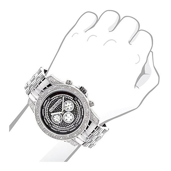 Mens Diamond Watch: 0.50Ctw Of Diamonds-3