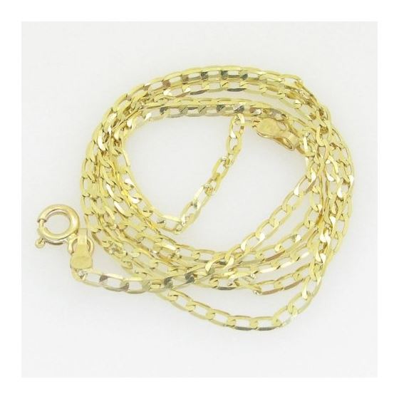 10K Yellow Gold curb chain GC90 1