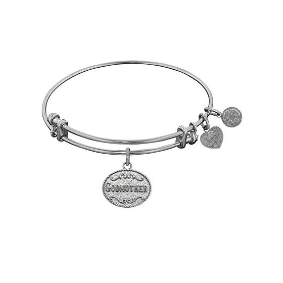 Angelica Ladies Mom and Family Collection Bangle Charm 7.25 Inches (Adjustable) WGEL1041