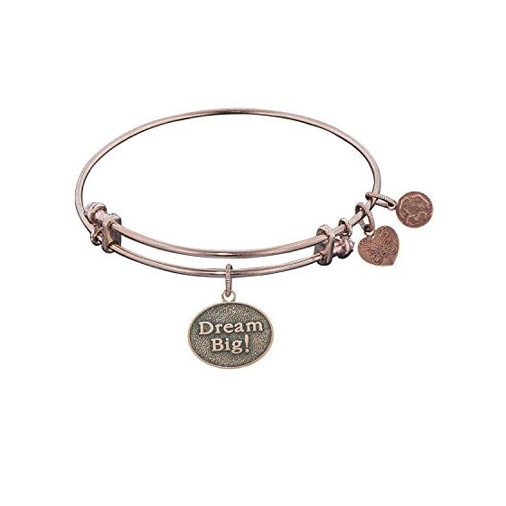 Angelica Ladies Inspirational Collection Bangle Charm 7.25 Inches (Adjustable) PGEL1116