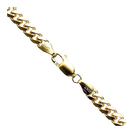 10K YELLOW Gold SOLID ITALY MIAMI CUBAN Chain - 28 Inches Long 4.5MM Wide 1