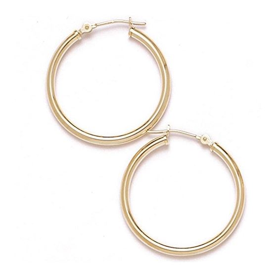 14K Gold Hoop Earrings HE39