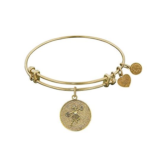 Angelica Ladies Sports and Hobbies Collection Bangle Charm 7.25 Inches (Adjustable) GEL1033