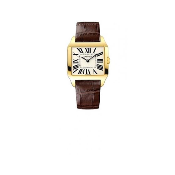 Cartier Santos Dumont 18kt Yellow Gold Ladies Watch W2009351