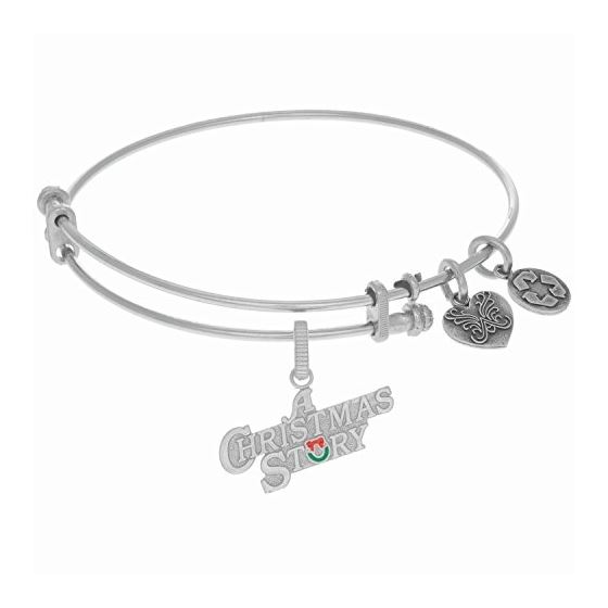 Angelica Ladies Licensed Seasonal Collection Bangle Charm 7.25 Inches (Adjustable) WGEL1250