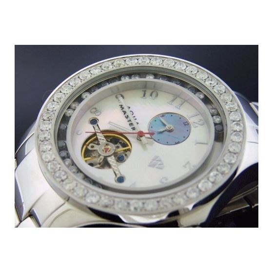 5.75Ct Big Diamonds Automatic Watch-3