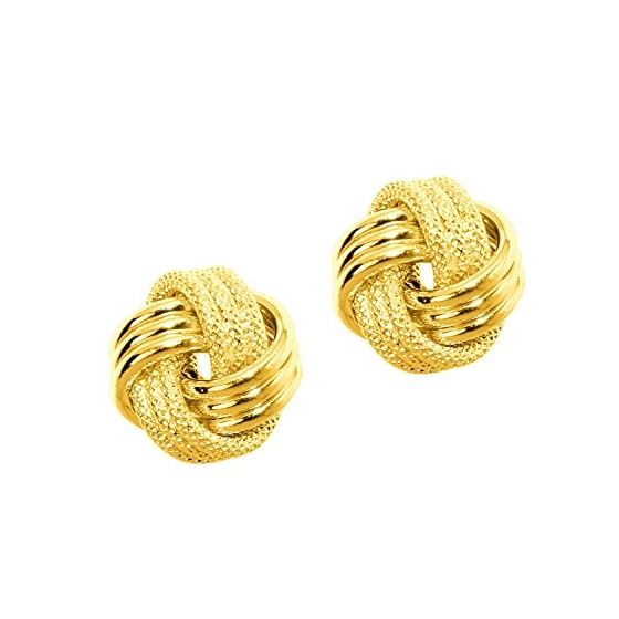 10K Yellow Gold Ladies Post Earrings 921ER