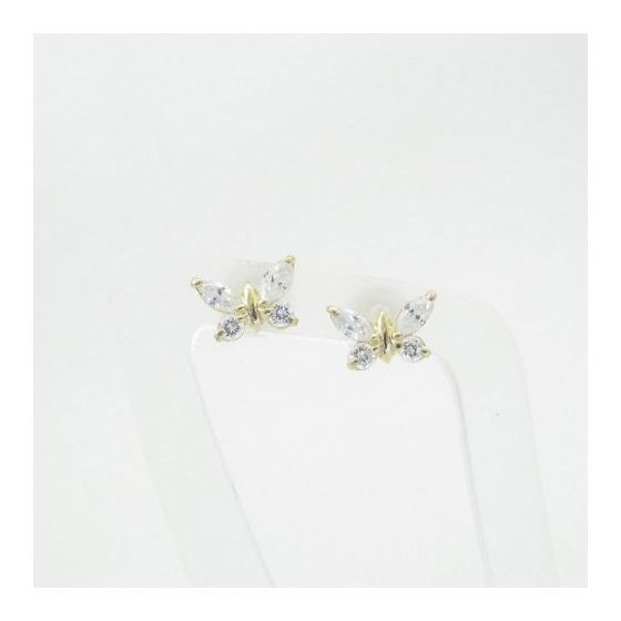 "14K Gold Earrings heart star flower dolphin penguin for Childeren