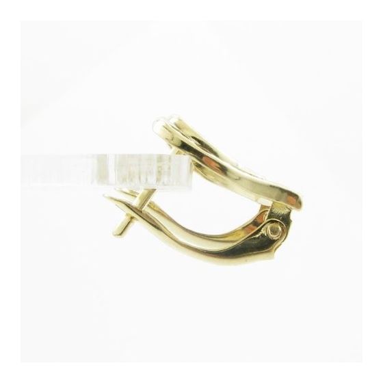 Womens 10k Yellow gold Yellow gold heart earring 3