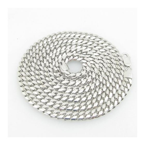 Mens .925 Italian Sterling Silver Cuban Link Chain Length - 30 inches Width - 6mm 1