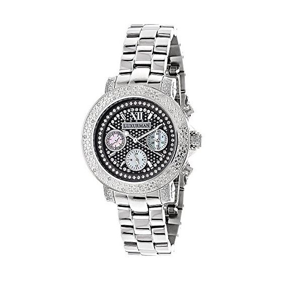 LUXURMAN Ladies Diamond Watch 0.30Ct