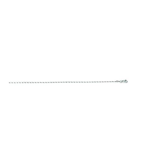 "14K White Gold Lumina Chain 20"" inches long x1.0mm wide"