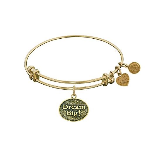 Angelica Ladies Inspirational Collection Bangle Charm 7.25 Inches (Adjustable) GEL1116