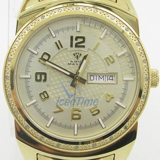 Mens Aqua Master Iced Out Diamond Watch W335AQ4 1