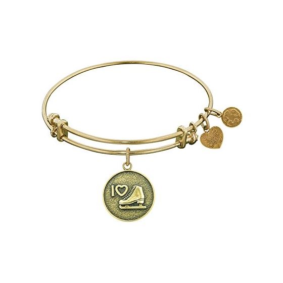 Angelica Ladies Sports and Hobbies Collection Bangle Charm 7.25 Inches (Adjustable) GEL1093