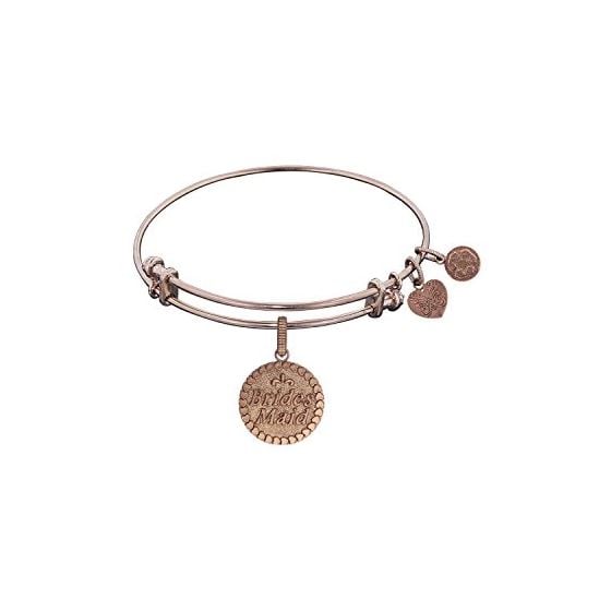 Angelica Ladies Celebrations and Milestones Collection Bangle Charm 7.25 Inches (Adjustable) PGEL124