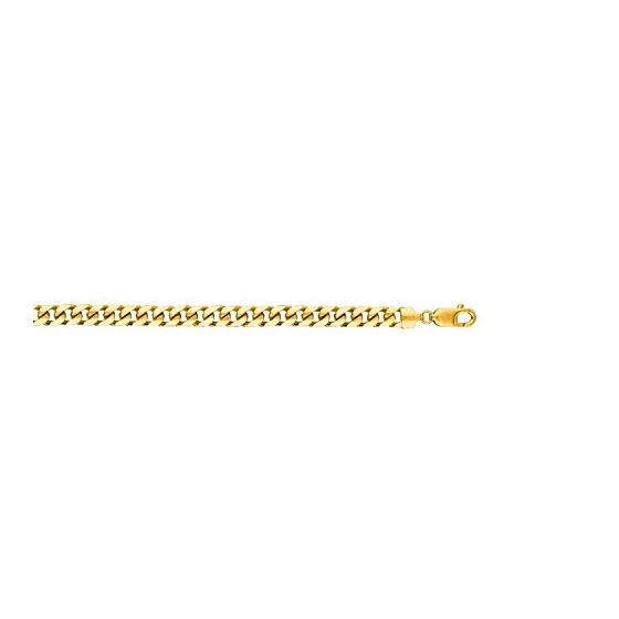 "14K Yellow Gold Miami Cuban Chain 30"" inches long x6.7mm wide"