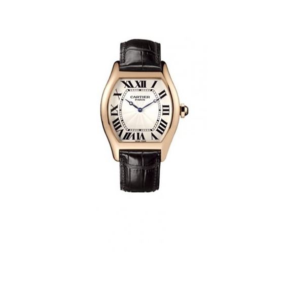 Cartier Tortue 18kt Rose Gold XL Mens Watch W1546051