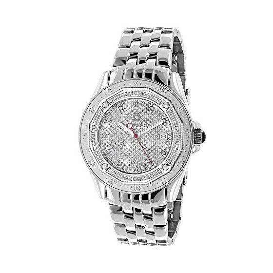 Centorum Watches: Real Diamond Watch 0.5ct Midsize Falcon Interchangeable Straps 1