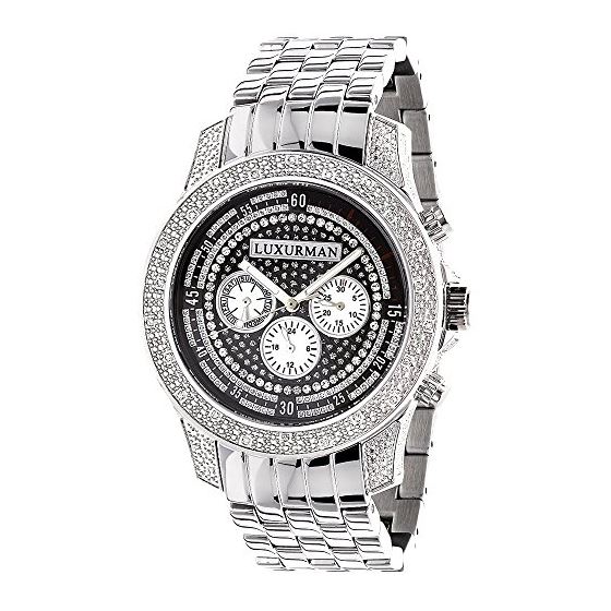 Mens Diamond Watch: 0.50Ctw Of Diamonds