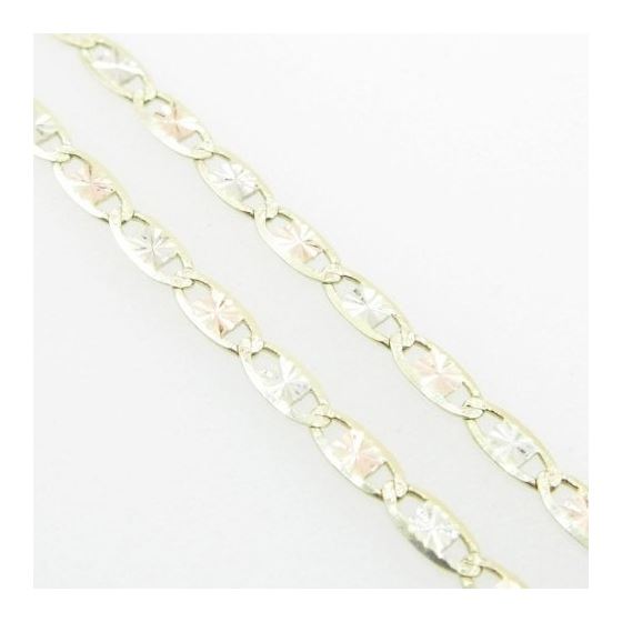 Mens Yellow-Gold Fancy Link Chain Length - 16 inches Width - 2.5mm 3