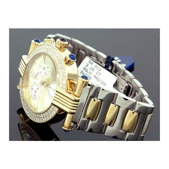 Unisex Aqua Master Diamond Watch 3.25 Ct W-93-3