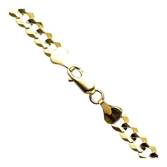 10K YELLOW Gold SOLID ITALY CUBAN Chain - 26 Inches Long 5.8MM Wide 1
