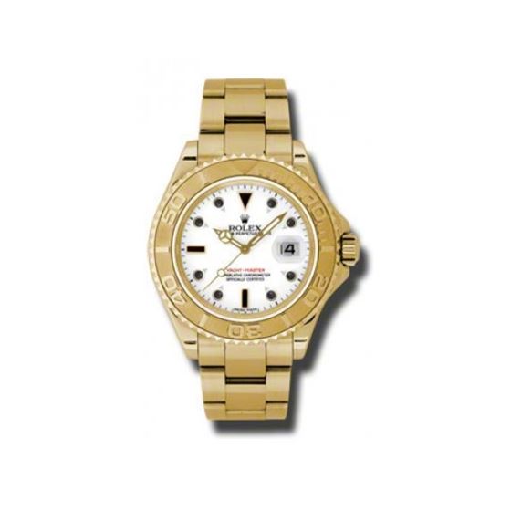 Rolex Watches  YachtMaster Mens Gold 16628 w
