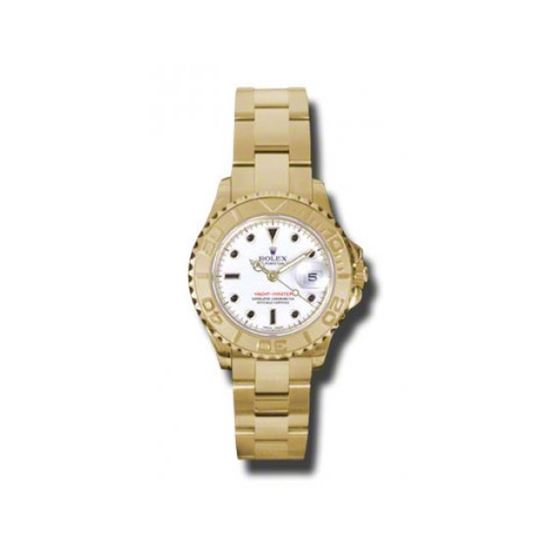 Rolex Watches  YachtMaster Lady Gold 169628 w