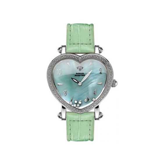 Aqua Master Diamond Watch Aqua Master Ladies Floating Diamond Heart Watches 63-9W