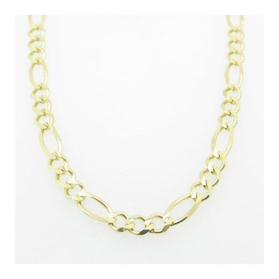Mens Yellow-Gold Figaro Link Chain Length - 20 inches Width - 4.5mm 3