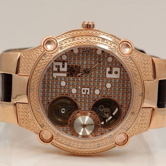 Aqua Master Mens Automatic Diamond Watch 0.20ctw W2123 1