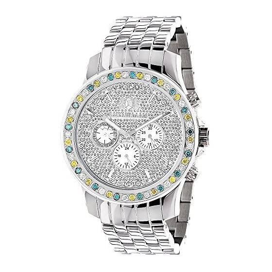 Watches Mens Color Diamond Watch 2.50Ct