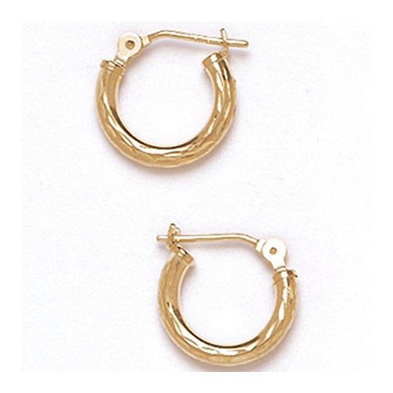 14K Gold Hoop Earrings HE46