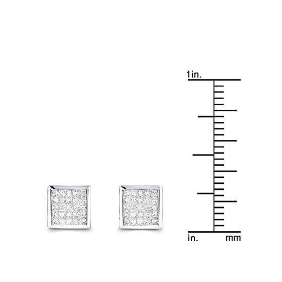 Ladies 14K Princess Cut Nautral 0.5 Ctw Diamonds-3