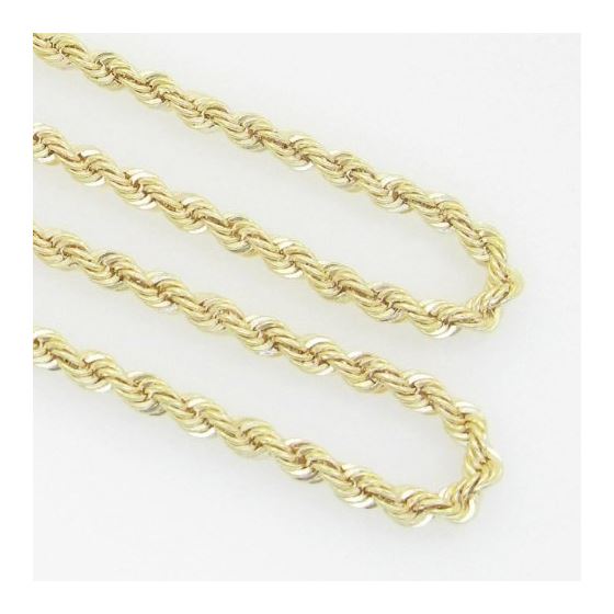10K Yellow Gold rope chain GC8 3