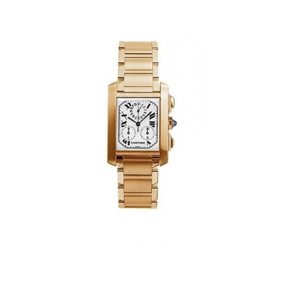 Cartier Tank Francaise 18kt Yellow Gold Mens Watch W50005R2