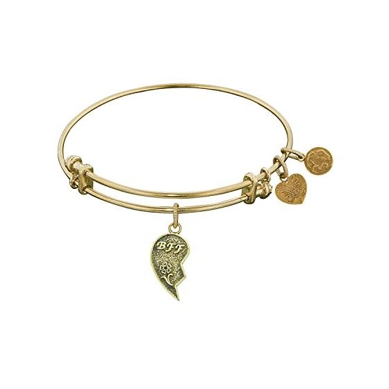 Angelica Ladies Friendship Collection Bangle Charm 7.25 Inches (Adjustable) GEL1018