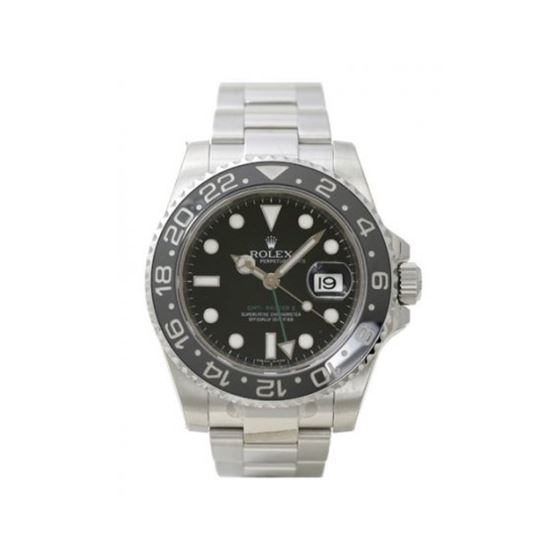 Rolex Oyster Perpetual Date GMT-Master II Mens Watch 116710-BKSO