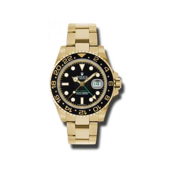 Rolex Watches  GMTMaster II Gold 116718 bk