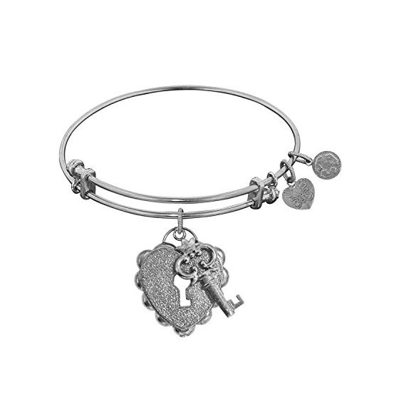 Angelica Ladies Love Hearts Collection Bangle Char