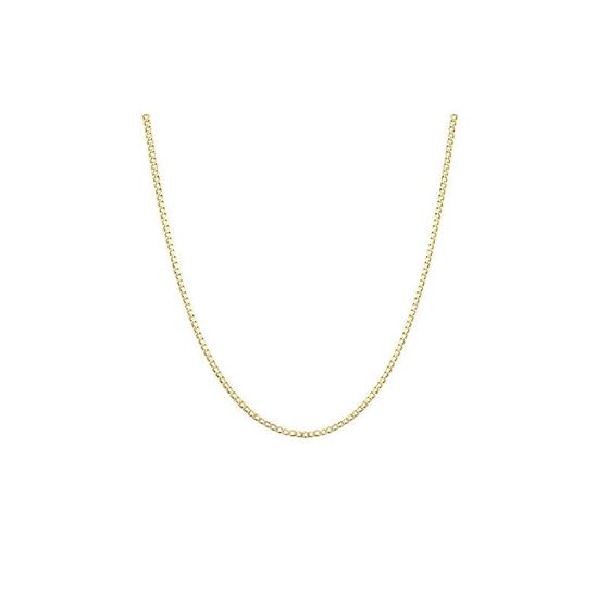 Hollow 10k Gold Curb Chain For Men 5.5mm Necklace 3