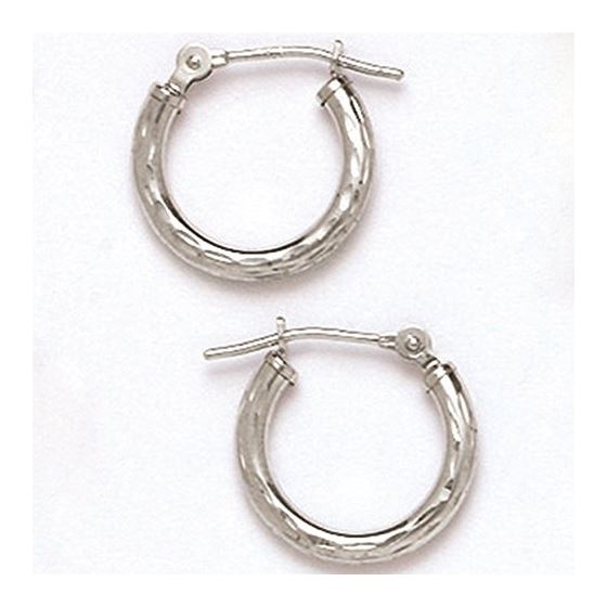 14K Gold Hoop Earrings HEW47