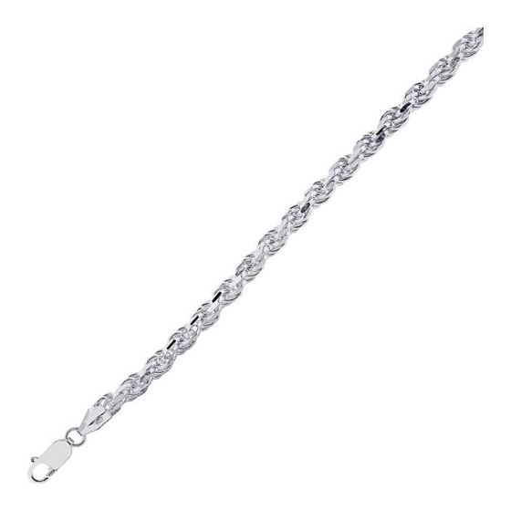 Sterling Silver 5.7 Mm Wide Shiny Non-Rhodium Fini