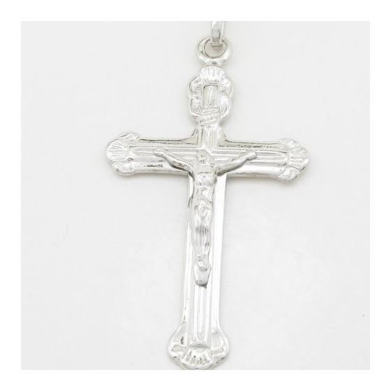 Fancy jesus cut crucifix cross pendant SB41 57mm tall and 28mm wide 3