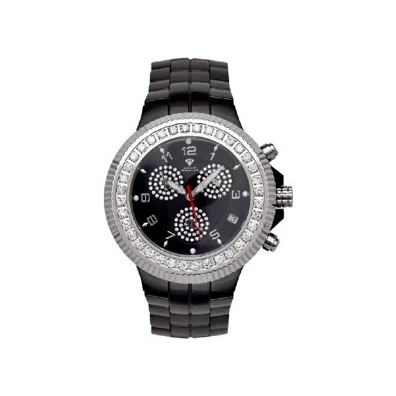 NEW! Men's Ceramic Diamond Watch, 2.85 Ctw-