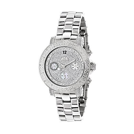 LUXURMAN Ladies Diamond Watch 0.30Ct