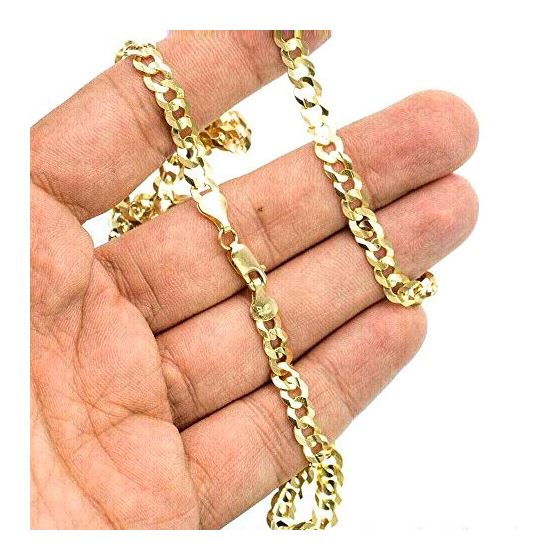 10K YELLOW Gold SOLID ITALY CUBAN Chain - 26 Inches Long 5.8MM Wide 3