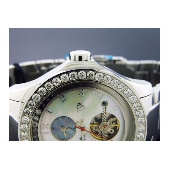 5.75Ct Big Diamonds Automatic Watch