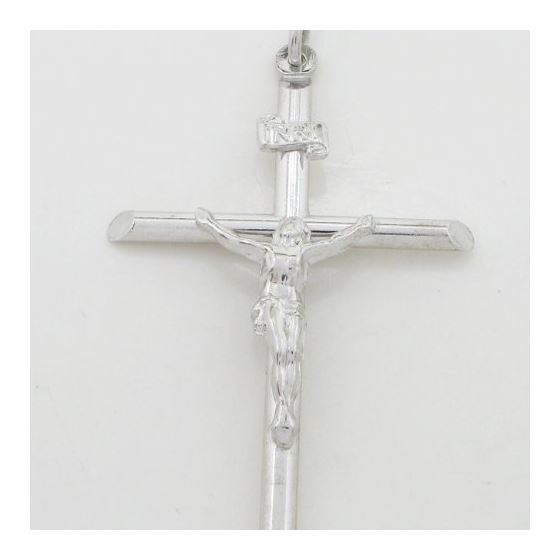 Jesus cut crucifix cross pendant SB36 54mm tall and 33mm wide 3